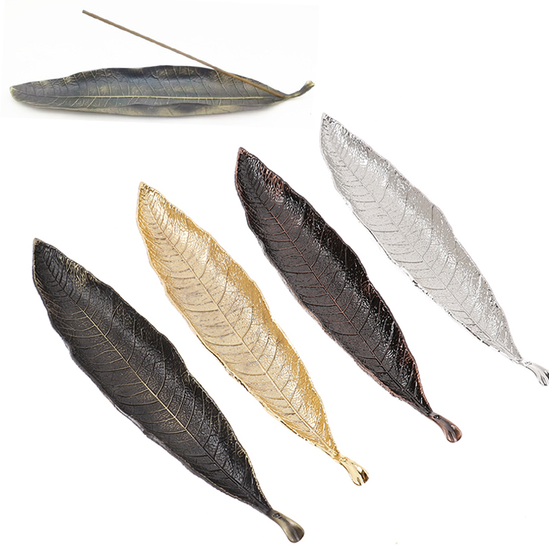 Home Fragrance Incense Sticks - Metal Bodhi yaprak tütsü tepsisi tütsü