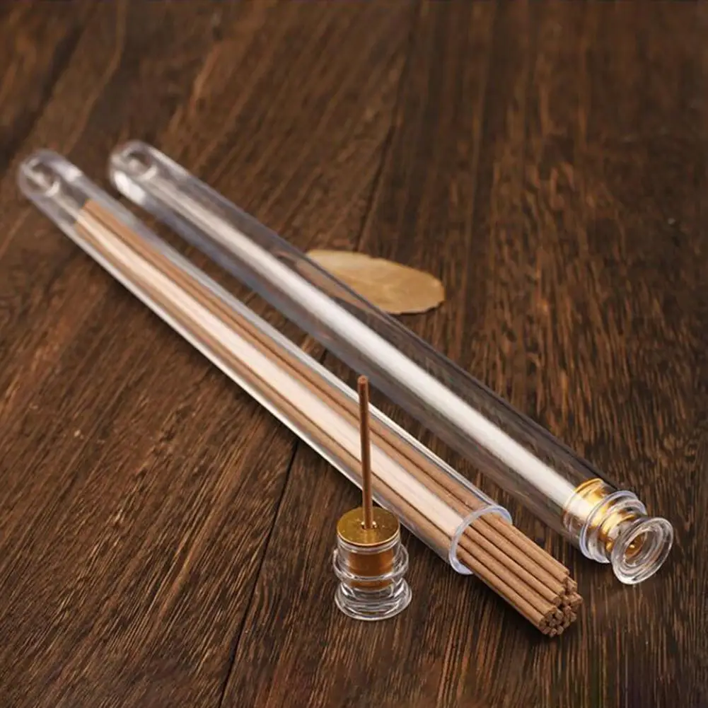 Home Fragrance Incense Sticks - Akrilik Ayrılabilir Hava Geçirmez Kapaklı Tütsü