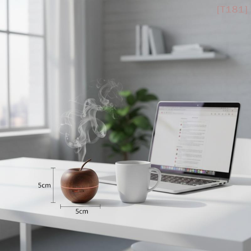 Home Fragrance Potpourri - 1/3'lük Ahşap Şekilli Uçucu Yağ Difüzörü