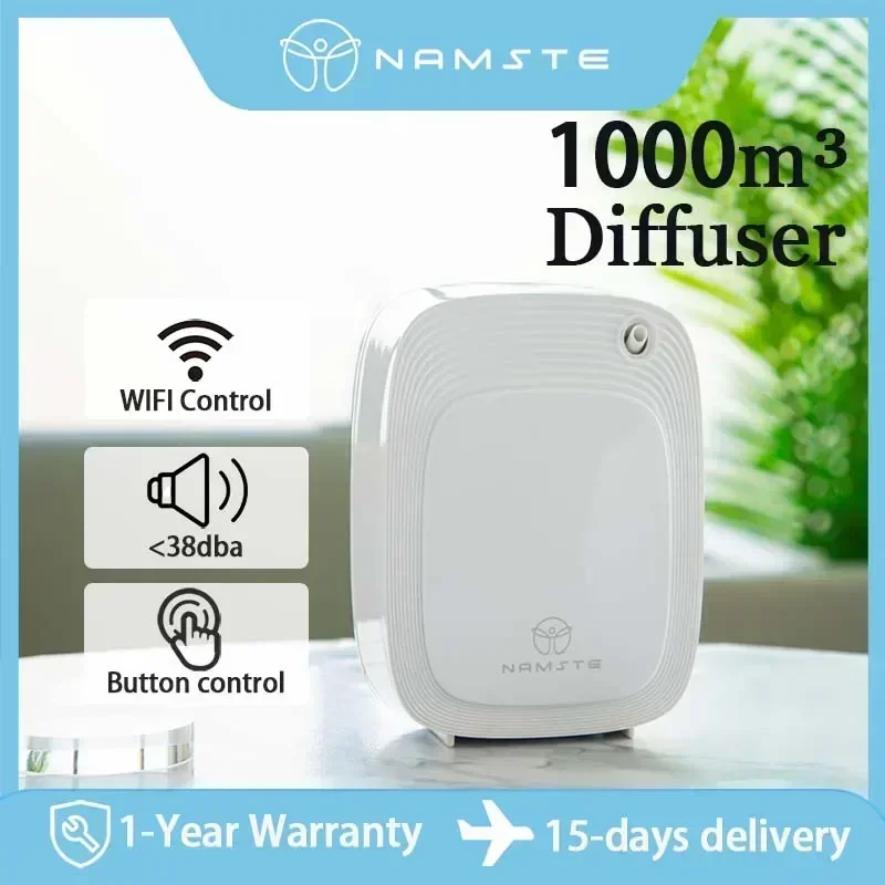 Home Fragrance Diffuser - Namaste 1000m³ Aroma Difüzör Makinesi 200ML