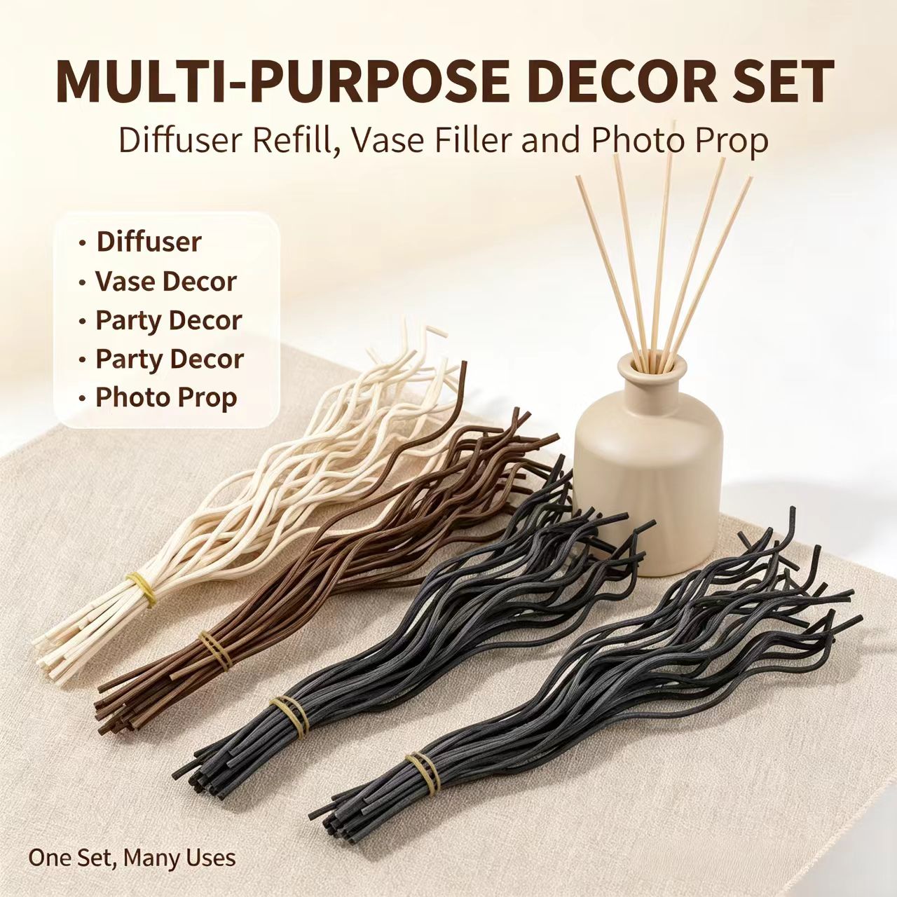 20 adet uzun dalgalı Rattan ka - Home Fragrance Stick incelemesi ve fiyatı